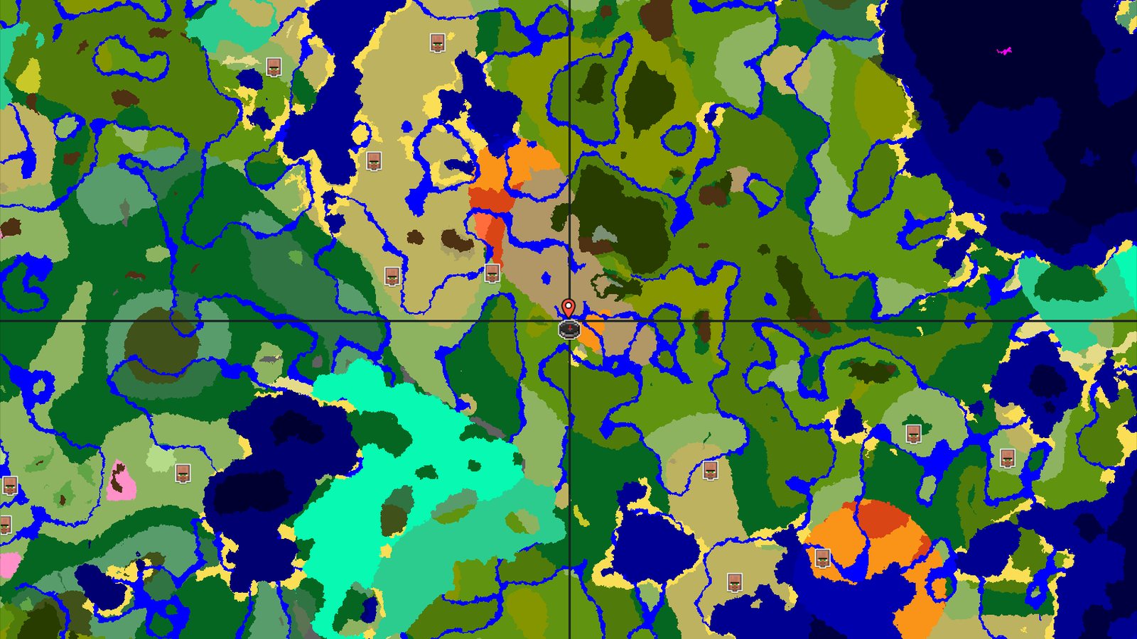Desert Spawn with Nearby Jungle and Badlands — Minecraft seed preview
