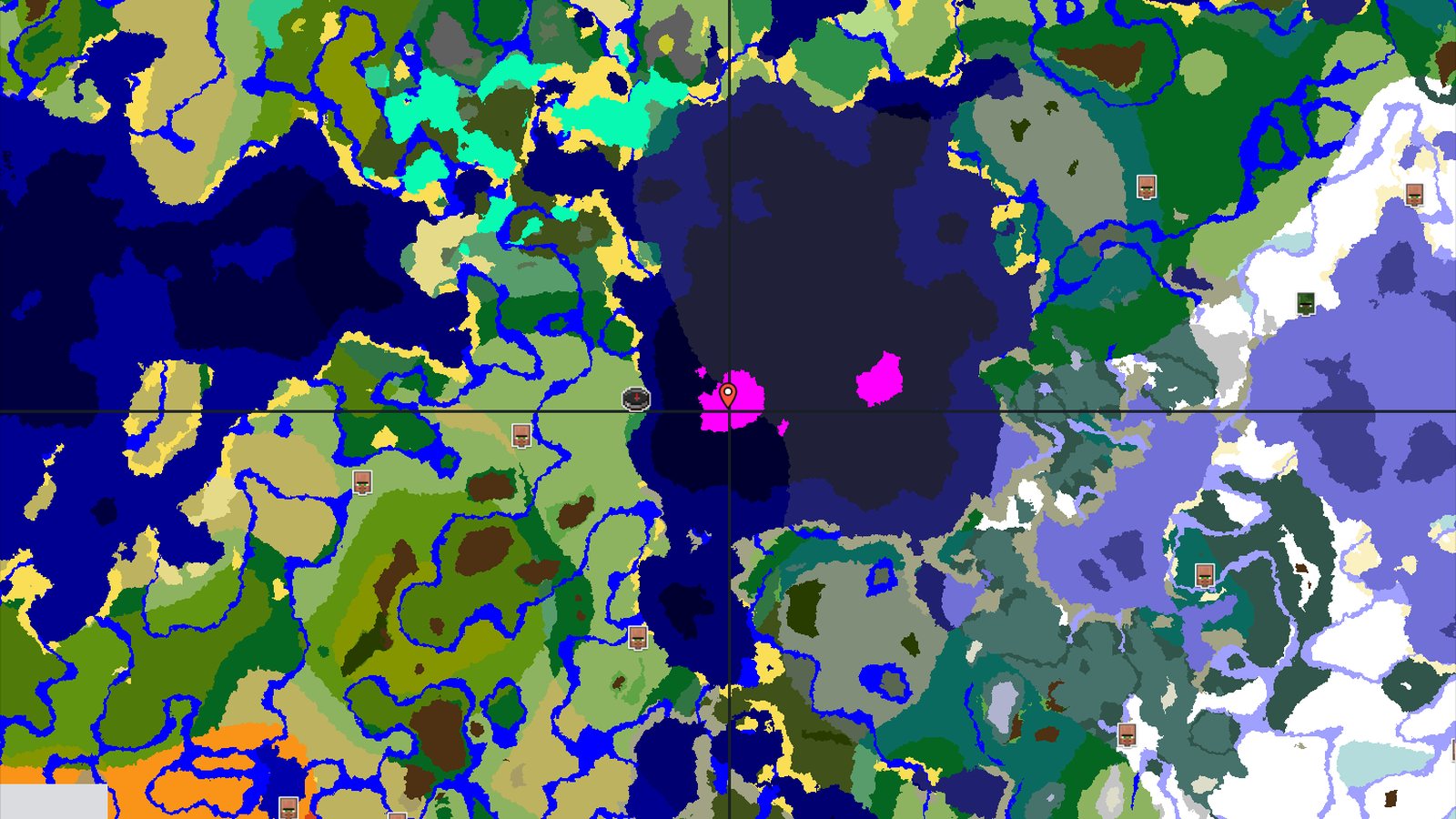 Flower Forest and Mushroom Fields Near Spawn — Minecraft seed preview