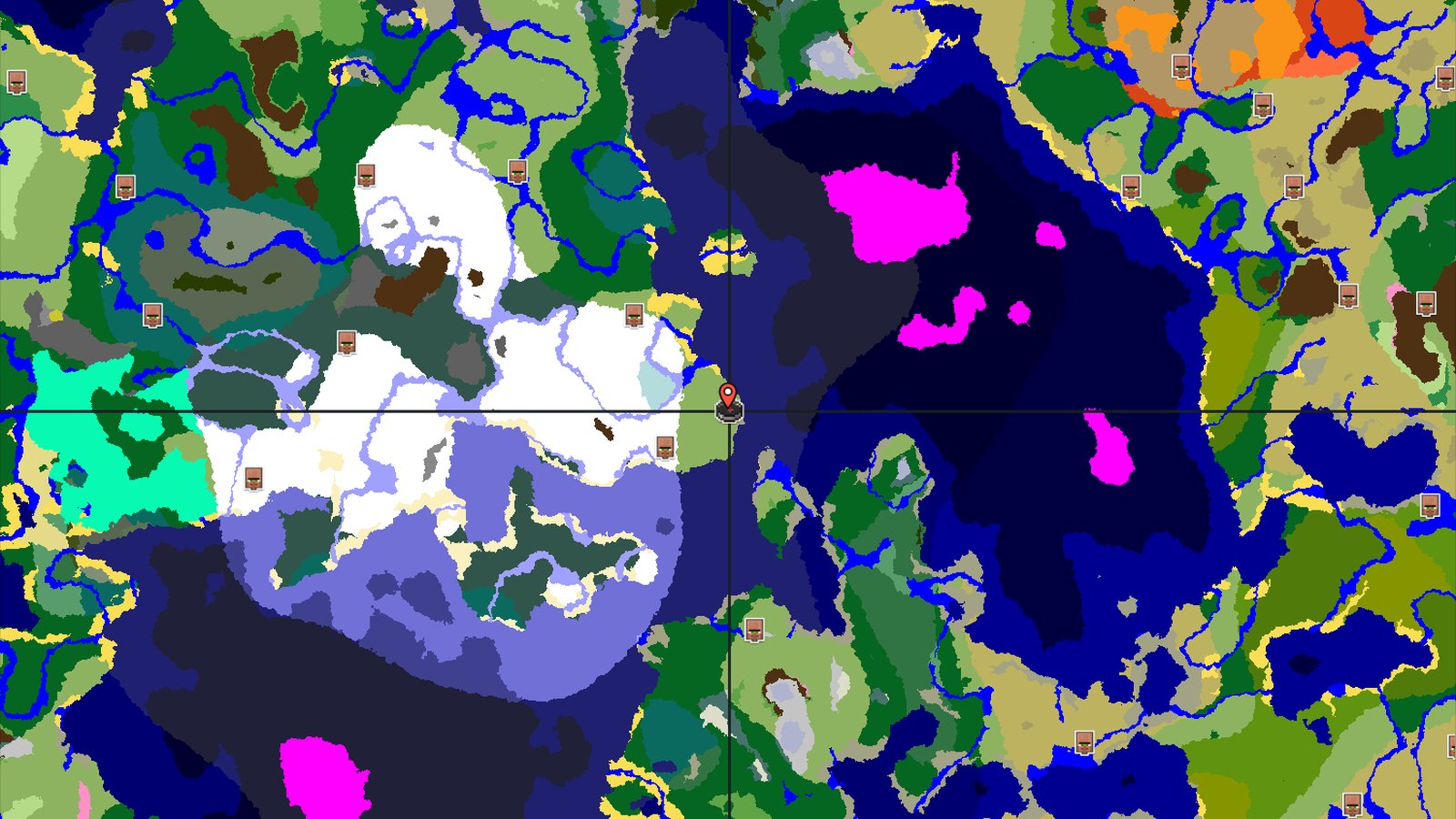 Frozen Peaks Near Spawn and Far Ancient City — Minecraft seed preview