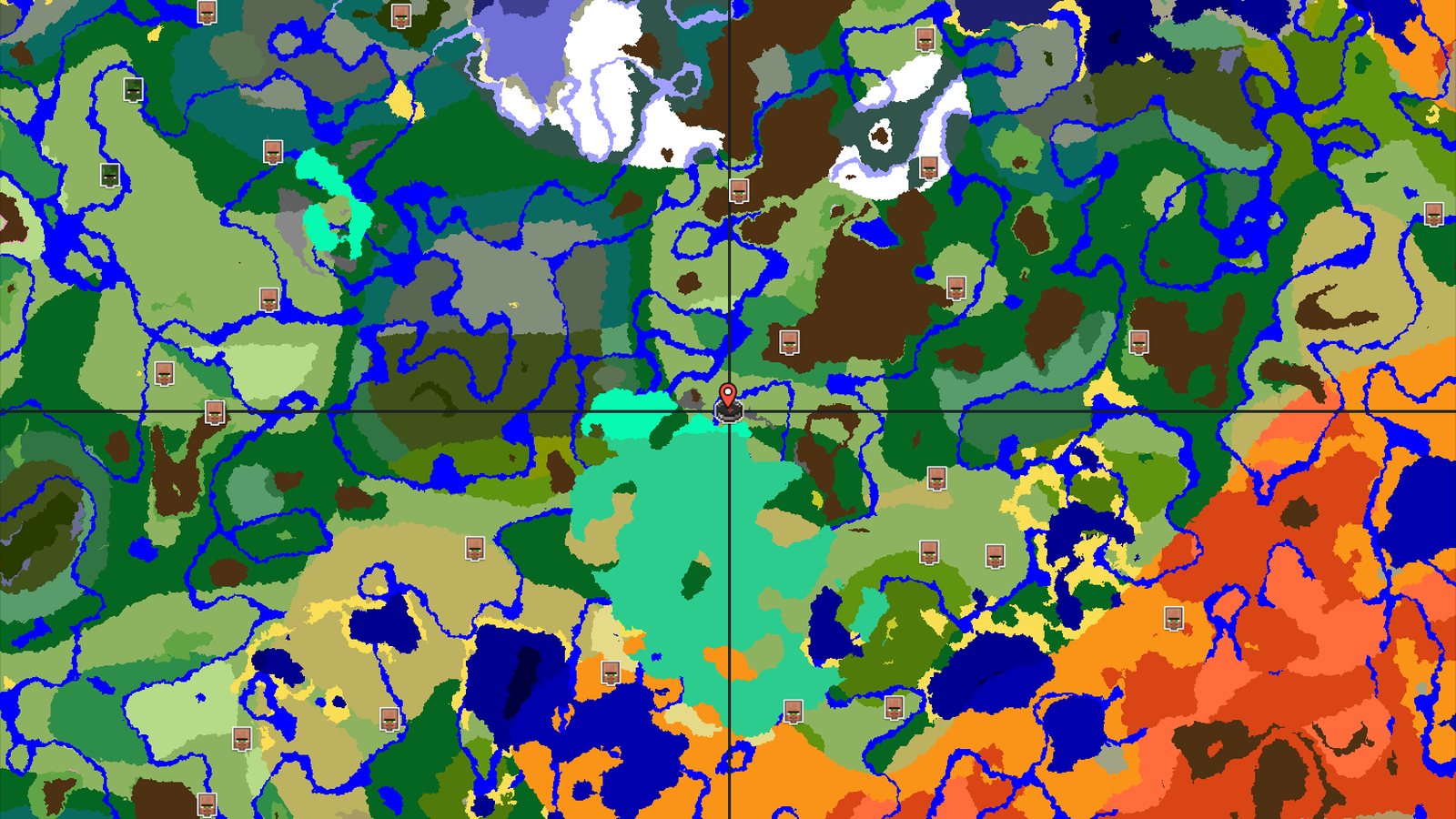 Spawn in Plains with Nearby Mangrove Swamps — Minecraft seed preview