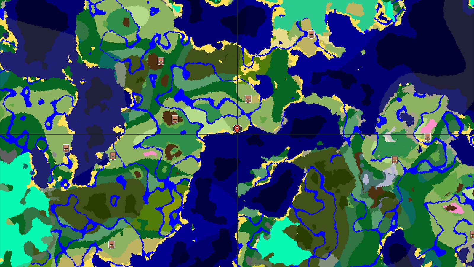 Coastal Plains Start with Nearby Amethyst and Mineshaft — Minecraft seed preview