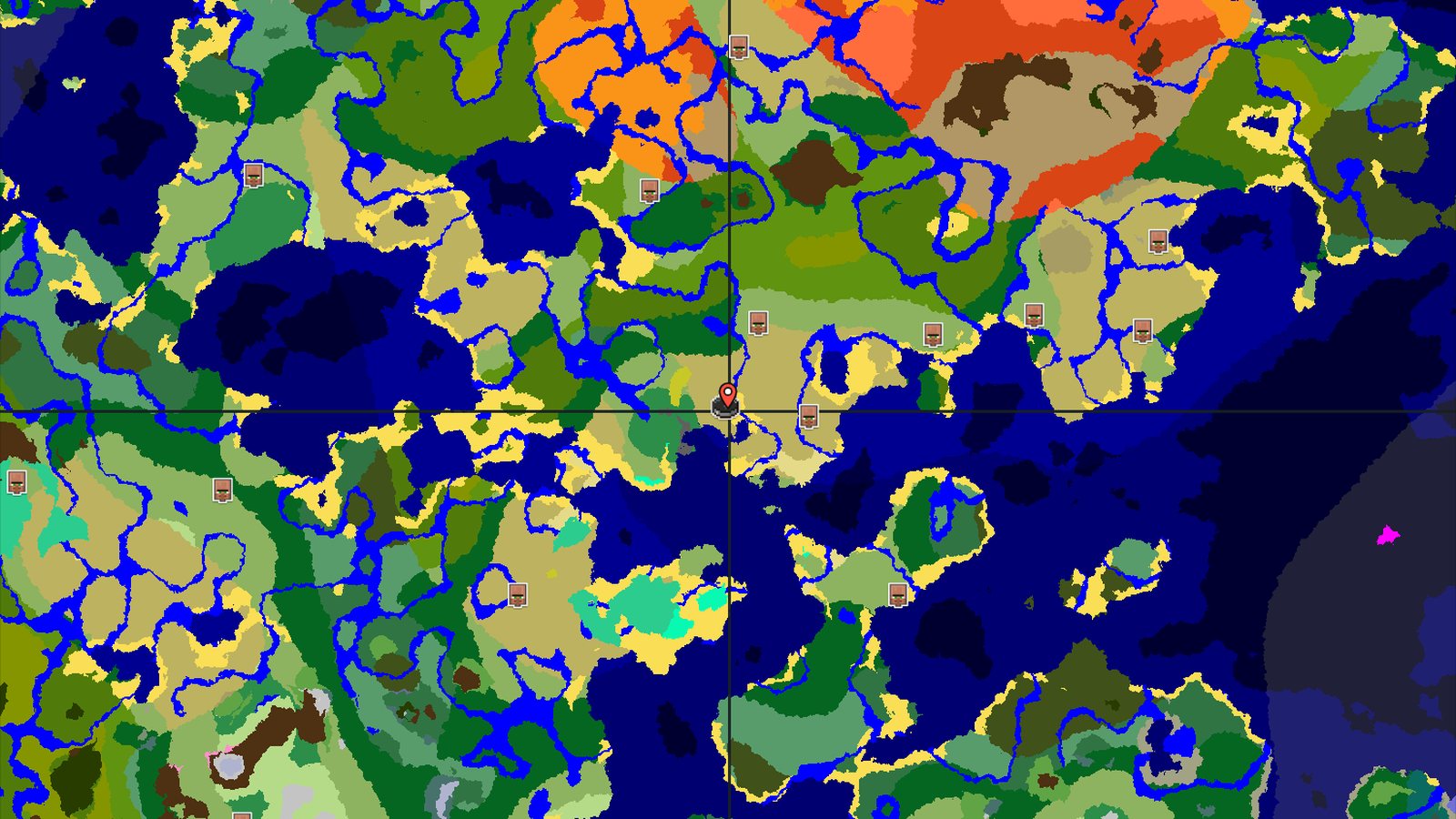 Savanna Spawn with Flower Forest and River Nearby — Minecraft seed preview