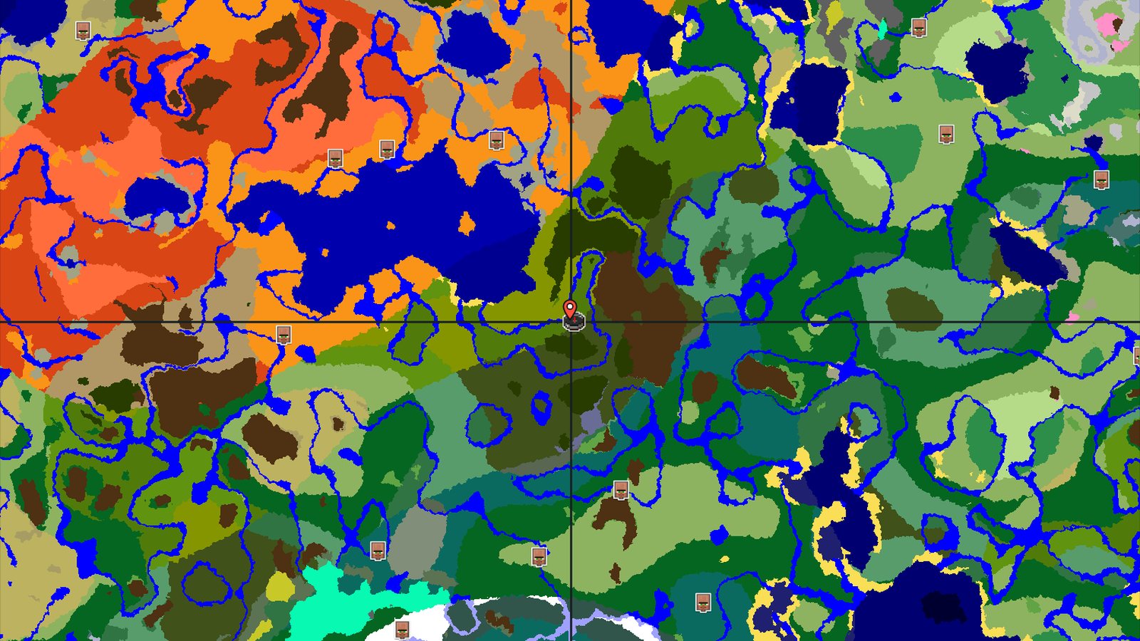 Dark Forest Spawn with Nearby Bamboo Jungle — Minecraft seed preview