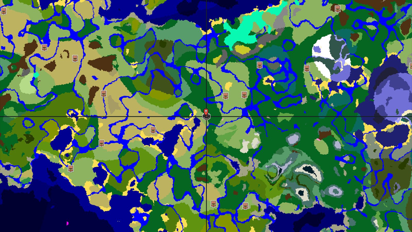 Forest Spawn with a Near Cherry Grove and Distant Mountains — Minecraft seed preview
