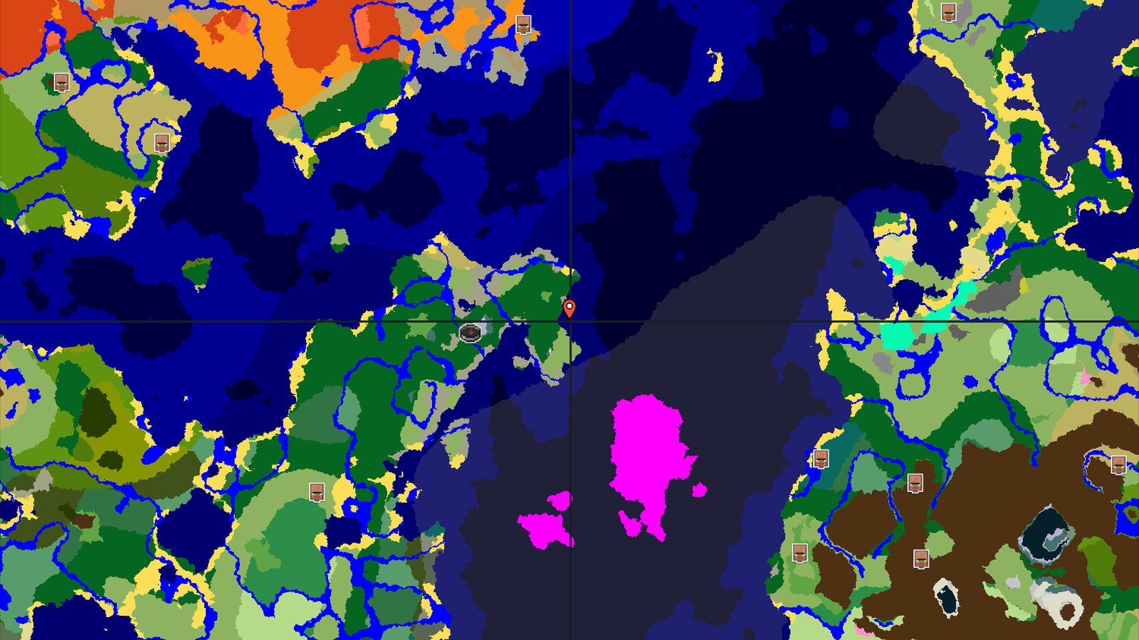 Forest Spawn with Trial Chambers and Ocean Monument — Minecraft seed preview