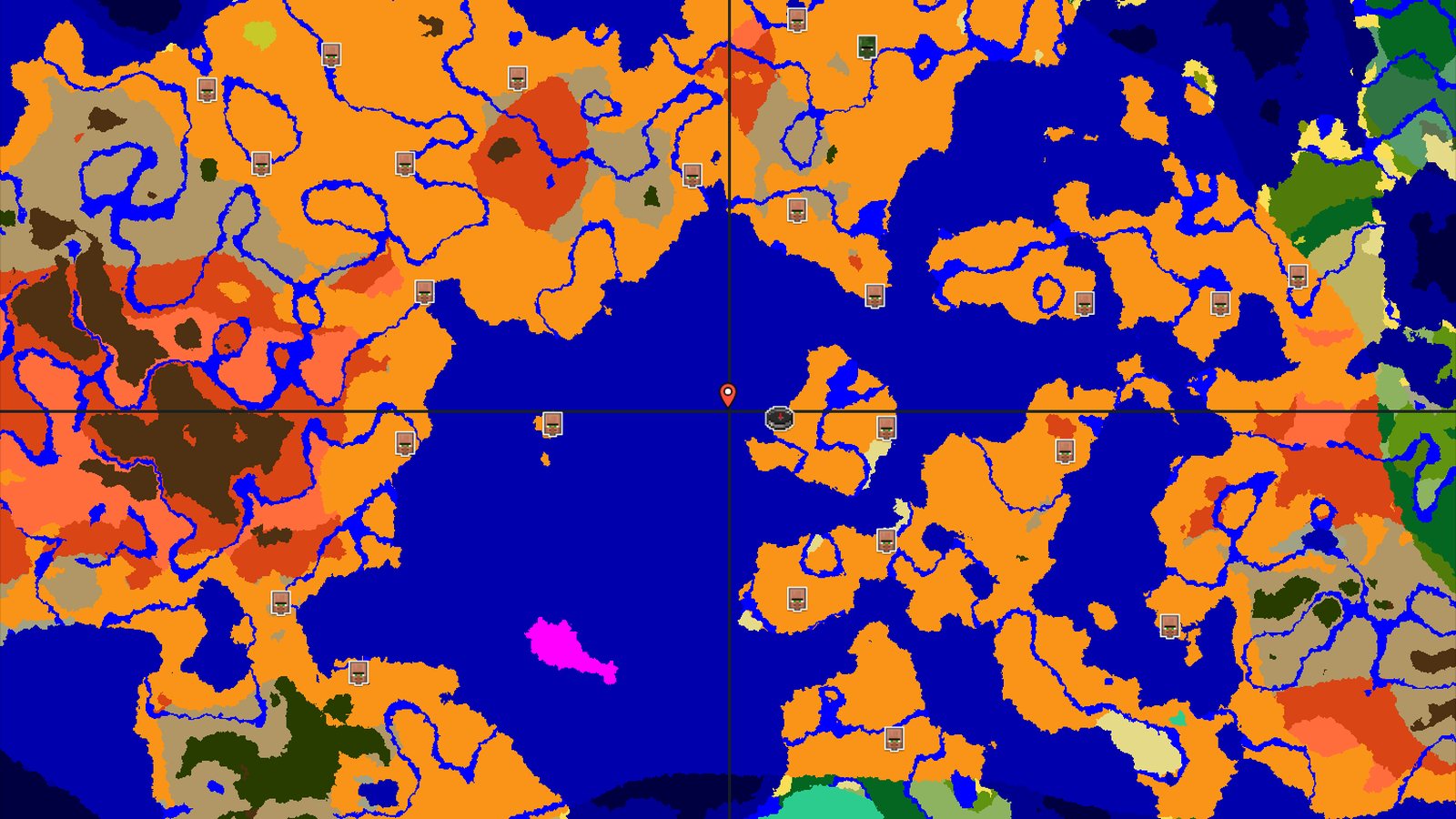Desert Isles with Nearby Trial Chambers — Minecraft seed preview