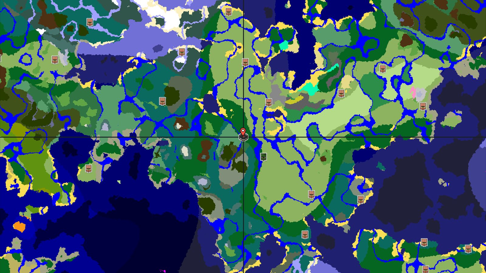 Abandoned Village and Nearby Lush Caves — Minecraft seed preview