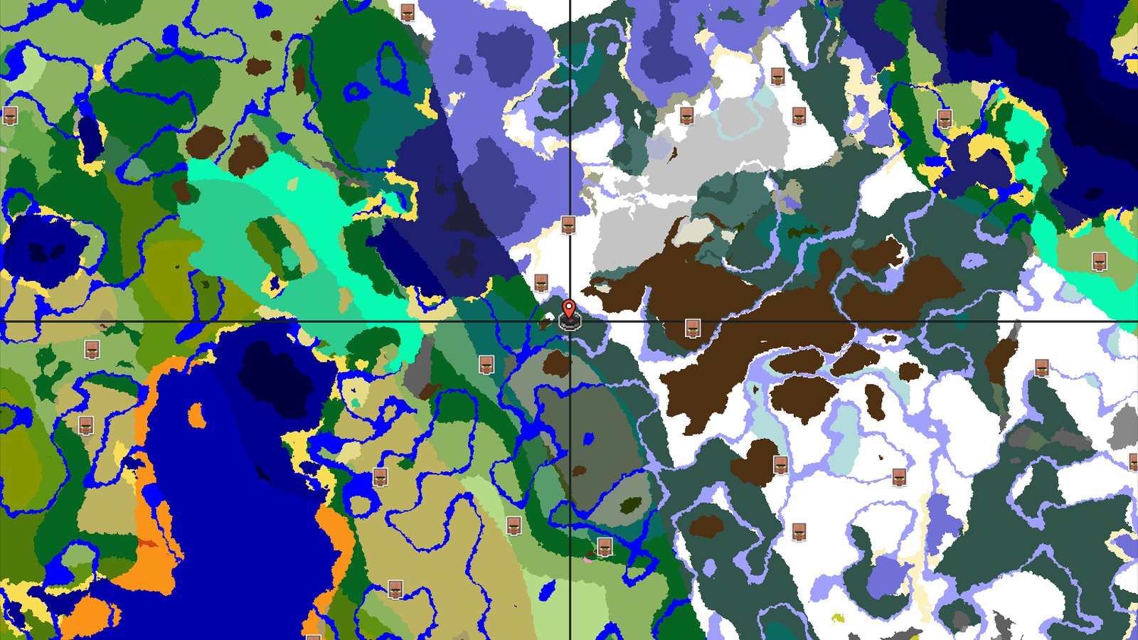 Snowy Taiga Spawn with Nearby Ancient City — Minecraft seed preview