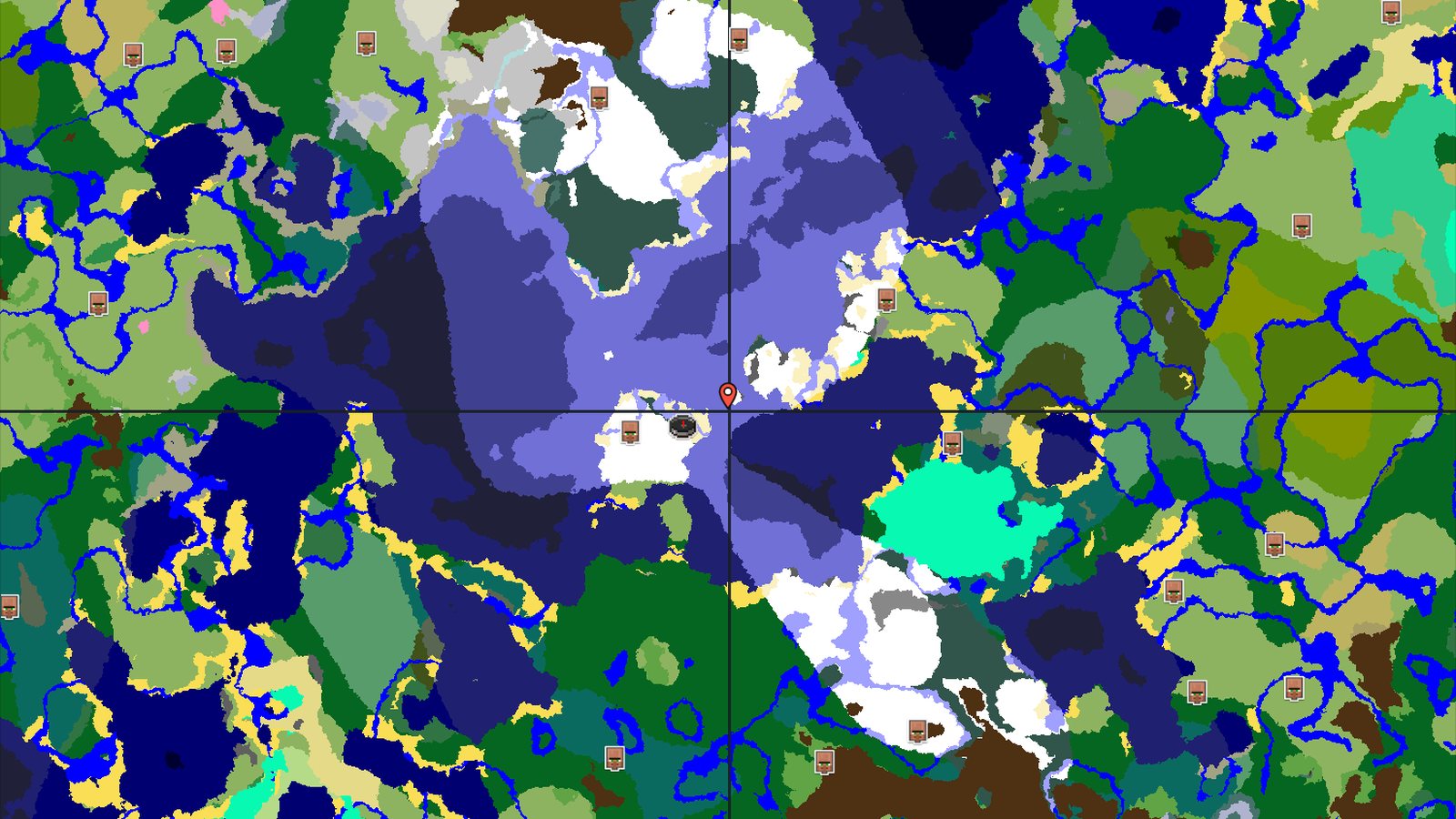 Arctic Start with a Nearby Frozen Village — Minecraft seed preview
