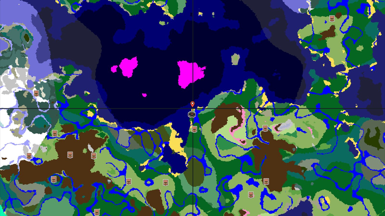Village and Lush Caves Near Forest Spawn — Minecraft seed preview