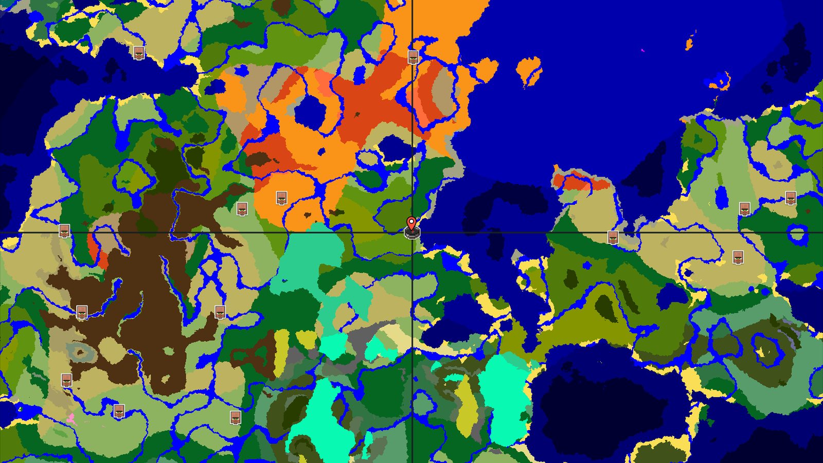 Bamboo Jungle with Nearby Desert and Badlands — Minecraft seed preview