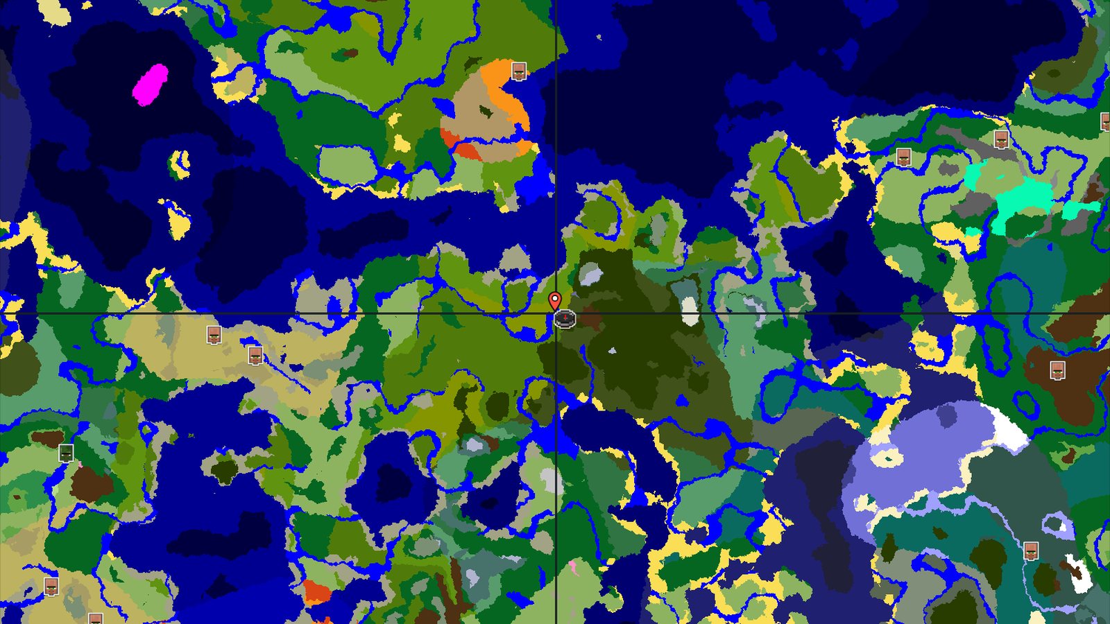 Dark Forest Spawn with Nearby Bamboo Jungle — Minecraft seed preview