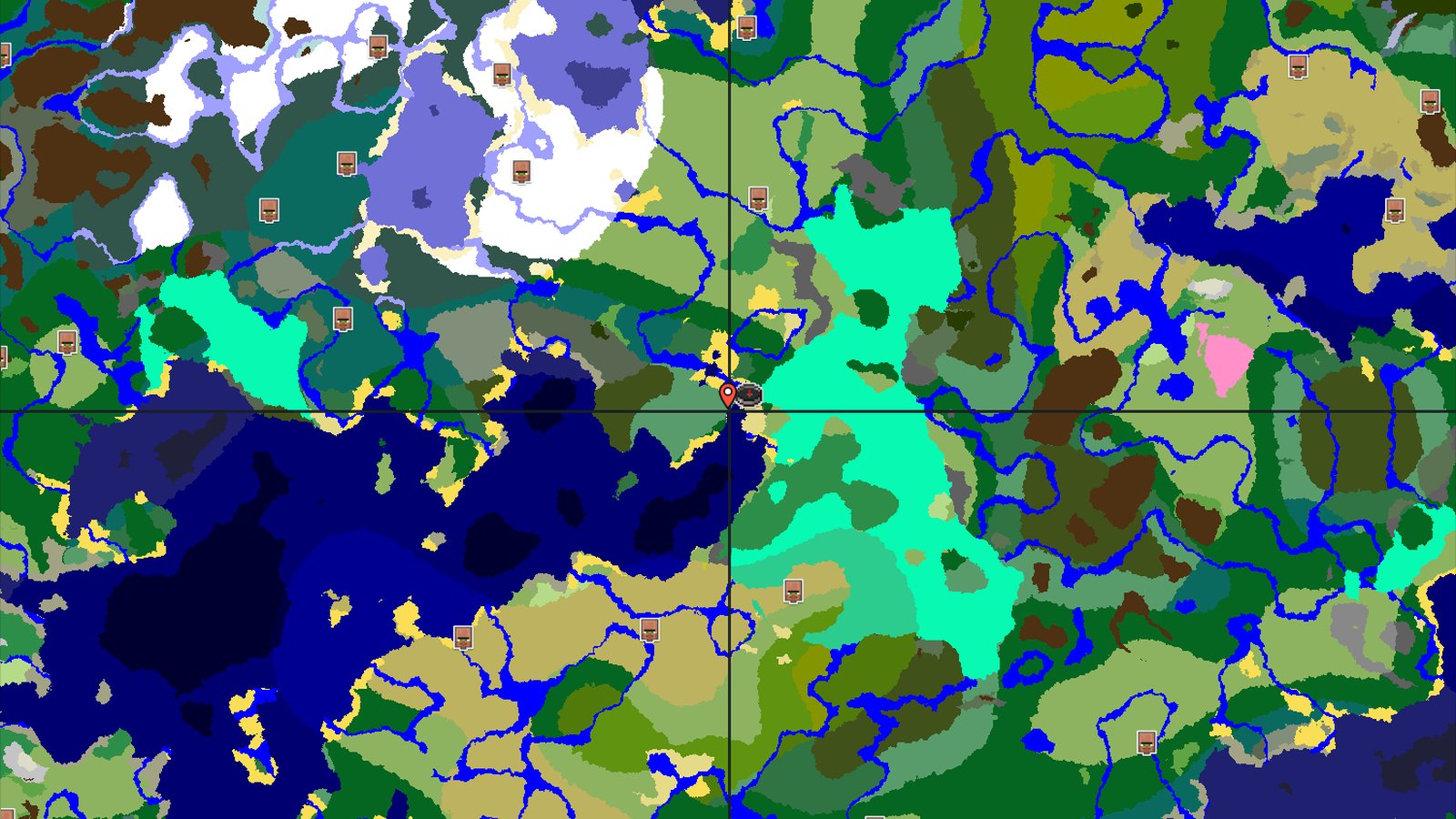Spawn Near a Buried Treasure and River Delta — Minecraft seed preview