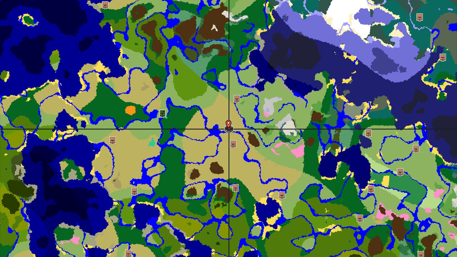 Savanna Spawn with a Close Village and Cherry Grove — Minecraft seed preview