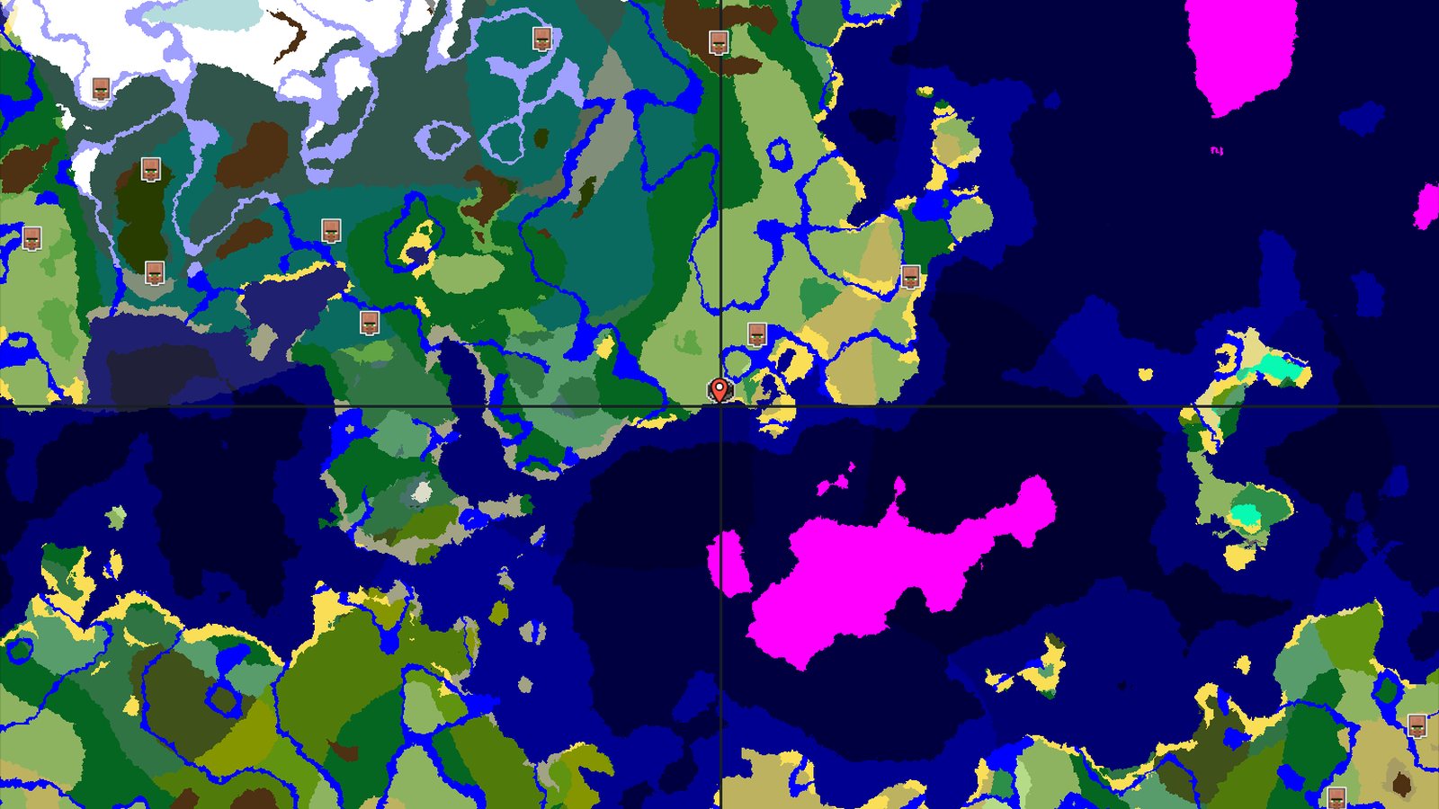 Flower Forest and Mushroom Fields Near Spawn — Minecraft seed preview