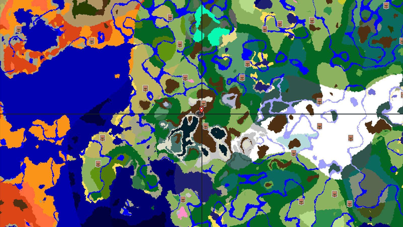 Ancient City Near Snowy Peaks — Minecraft seed preview