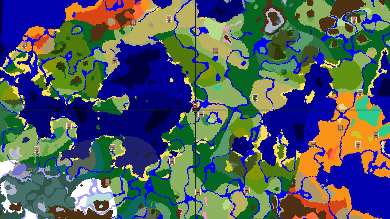 Windswept Savanna Spawn with Nearby Flower Forest — Minecraft seed preview