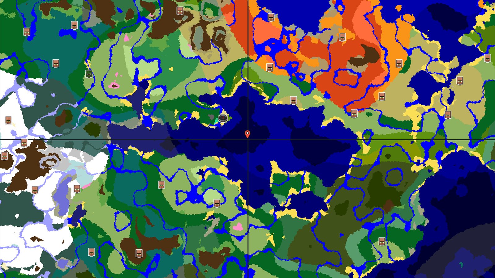 Mangrove Swamp Spawn with Nearby Trial Chambers — Minecraft seed preview