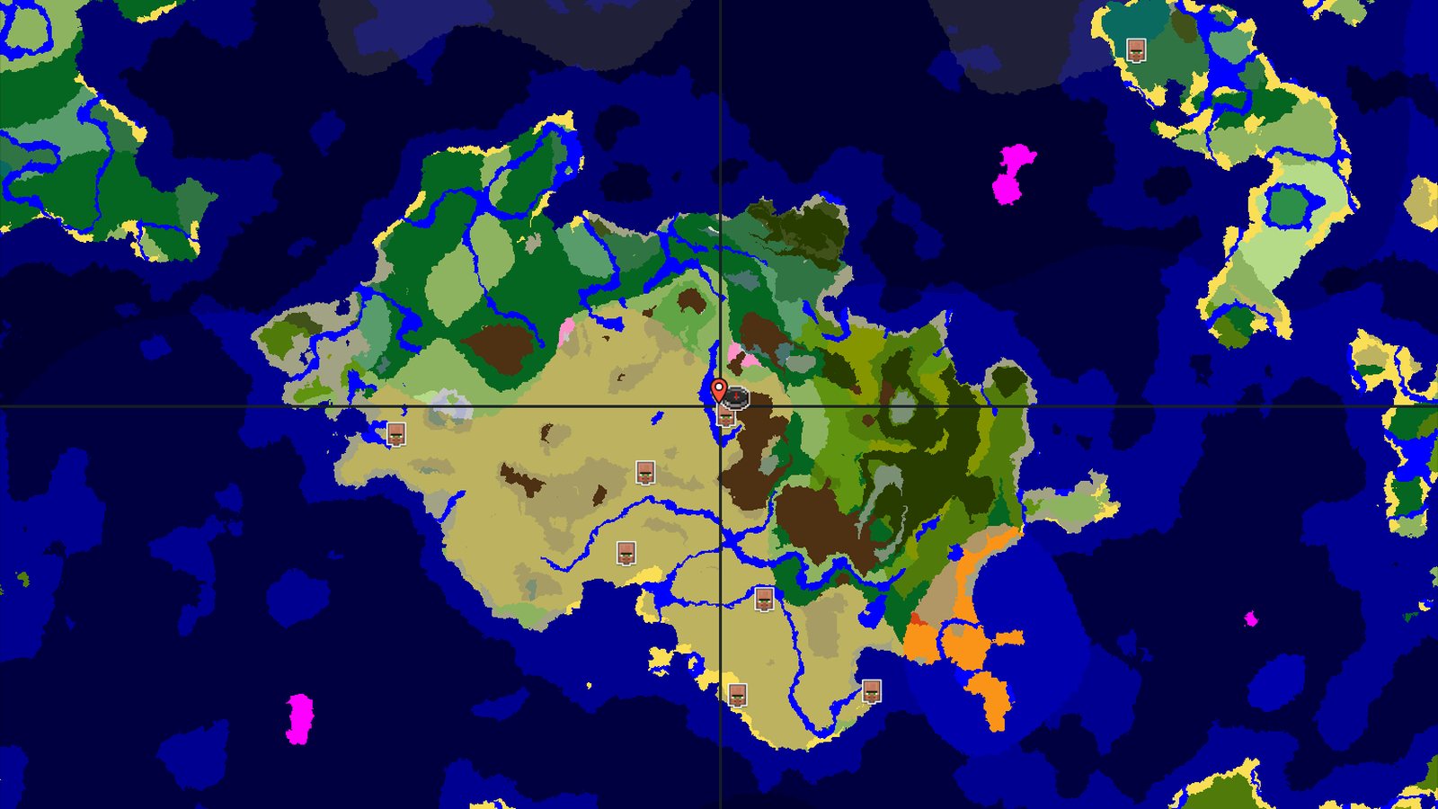 Savanna Hills, Cherry Grove Peaks, and a Quick Village — Minecraft seed preview