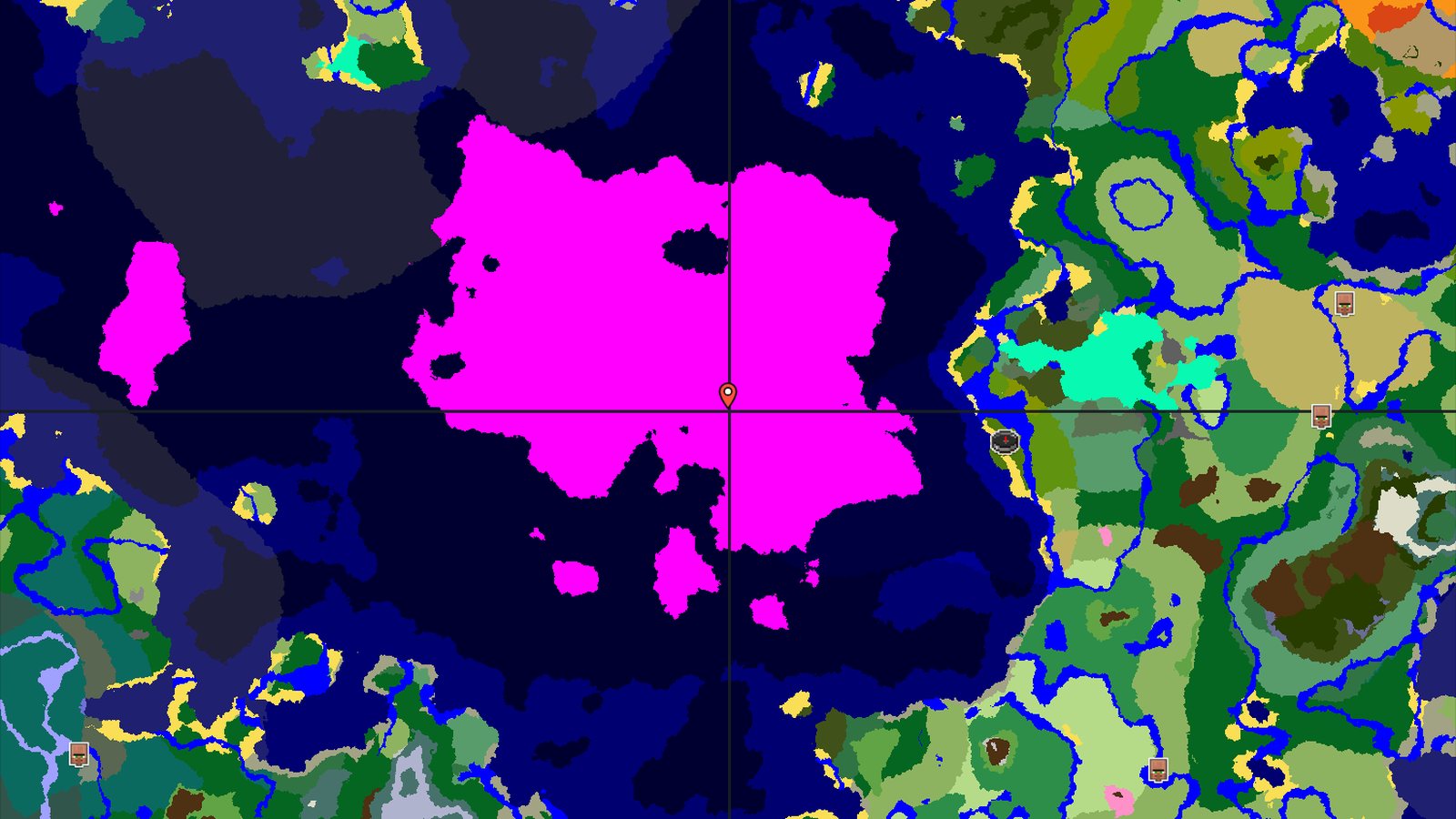 A Mushroom Fields and Jungle World with Nearby Treasures — Minecraft seed preview