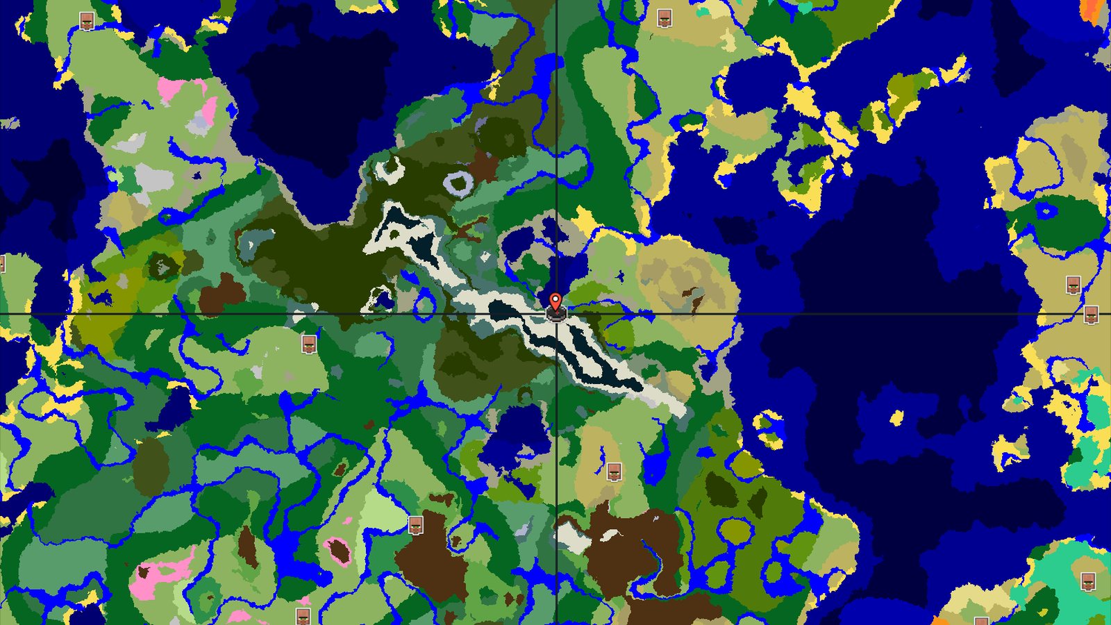 A Mountainous Start with Nearby Ancient Secrets — Minecraft seed preview