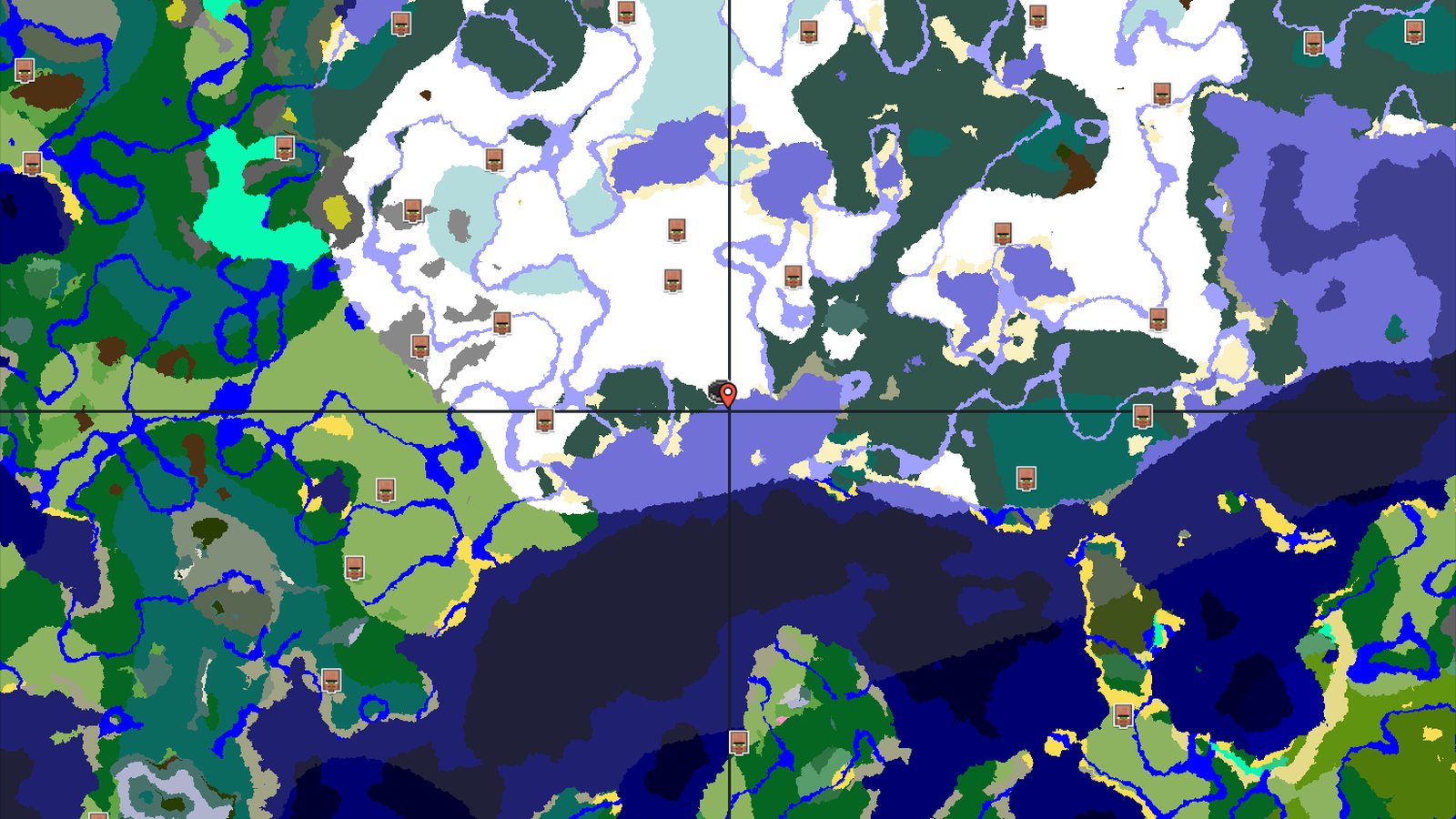 Cold Shores and Mineshaft Opportunities — Minecraft seed preview