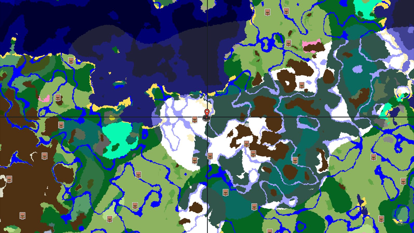 Snowy Plains Start with Nearby Village and Igloo — Minecraft seed preview
