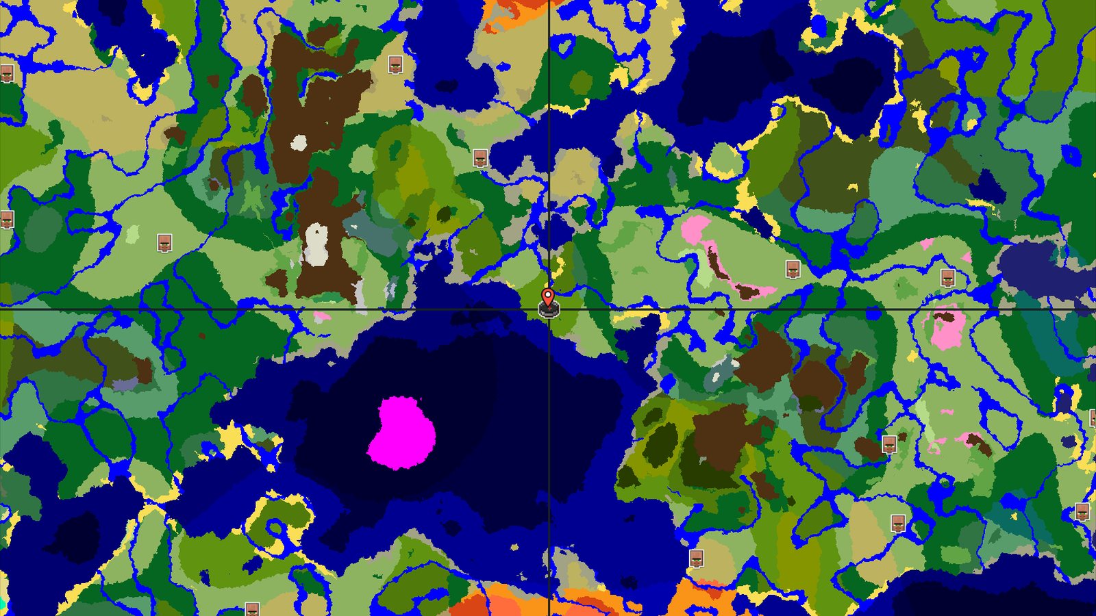 Jungle Adventure with Distant Peaks and Rare Biomes — Minecraft seed preview