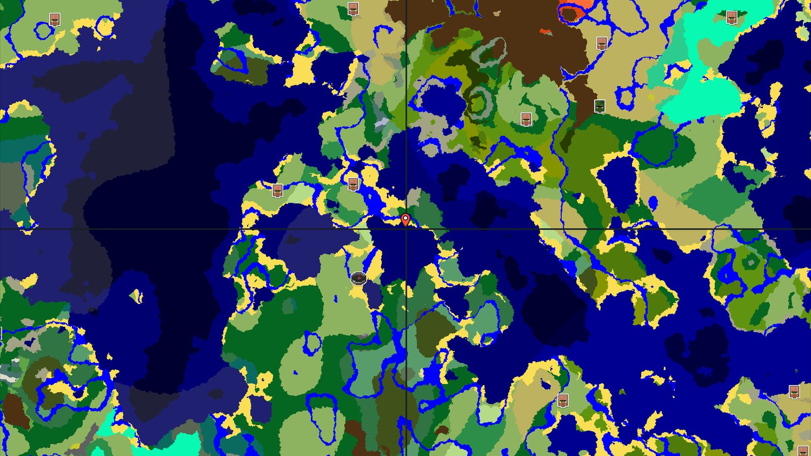 Spawn in Plains with Close Ocean Ruin and Trial Chambers — Minecraft seed preview