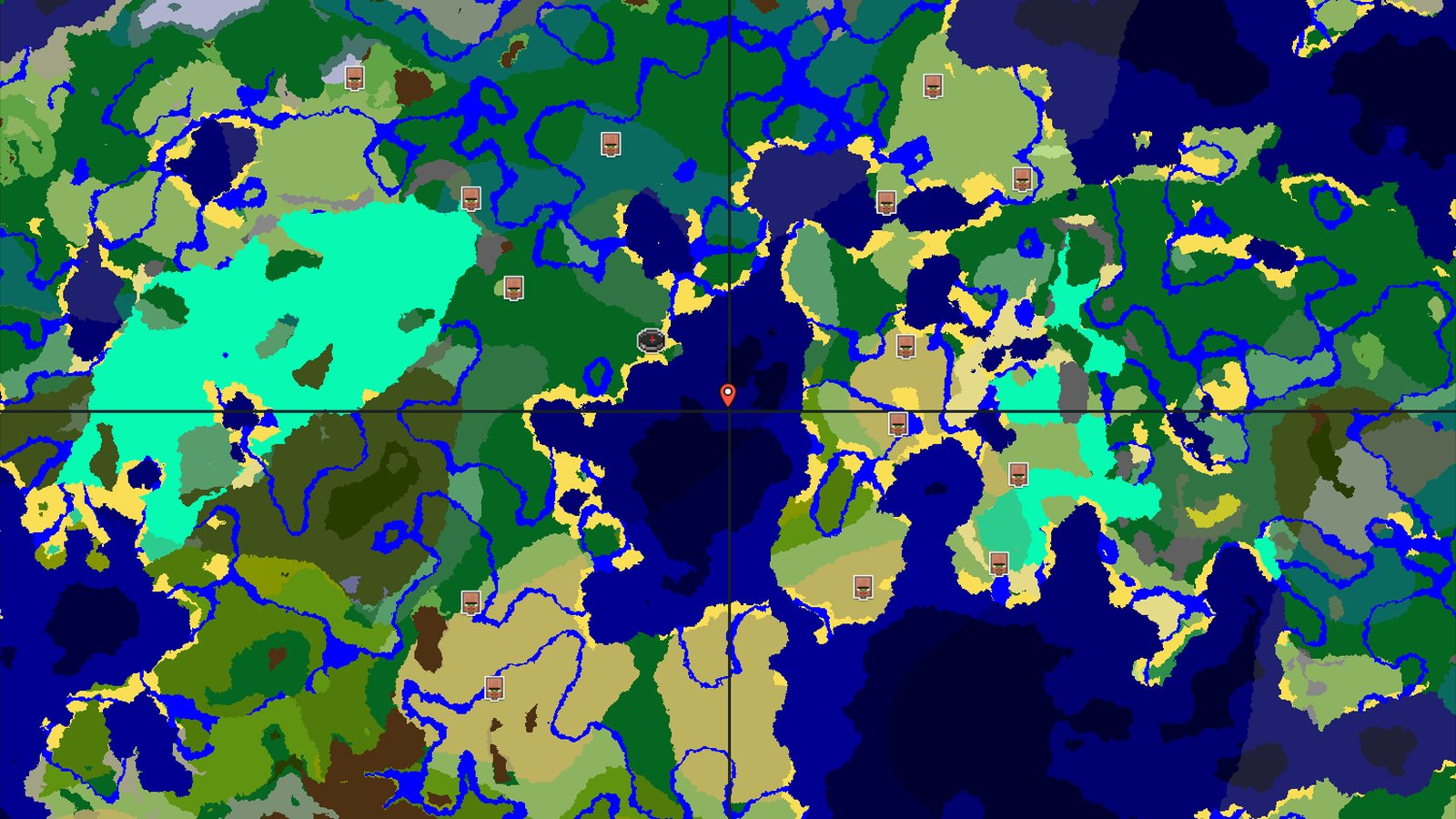 Trial Chambers and Ocean Monument Near Spawn — Minecraft seed preview
