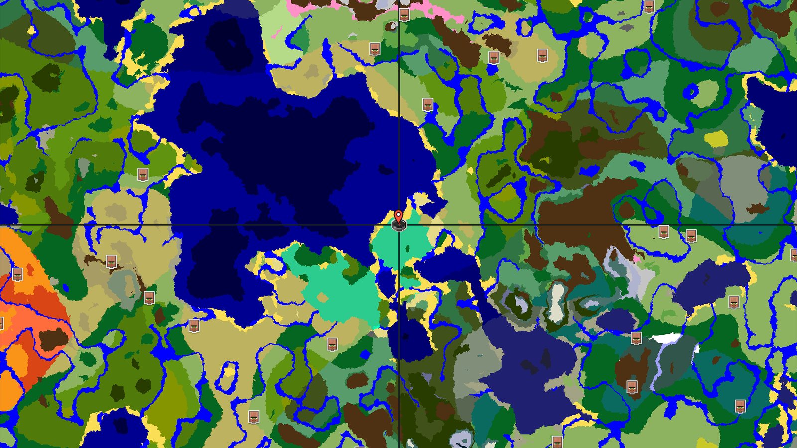 Mangrove Swamp Spawn with Nearby Trial Chambers — Minecraft seed preview