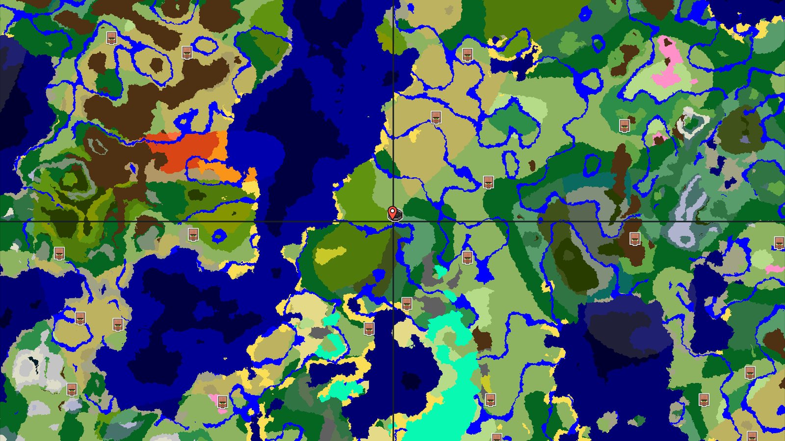 Bamboo Jungle Beside a River — Minecraft seed preview