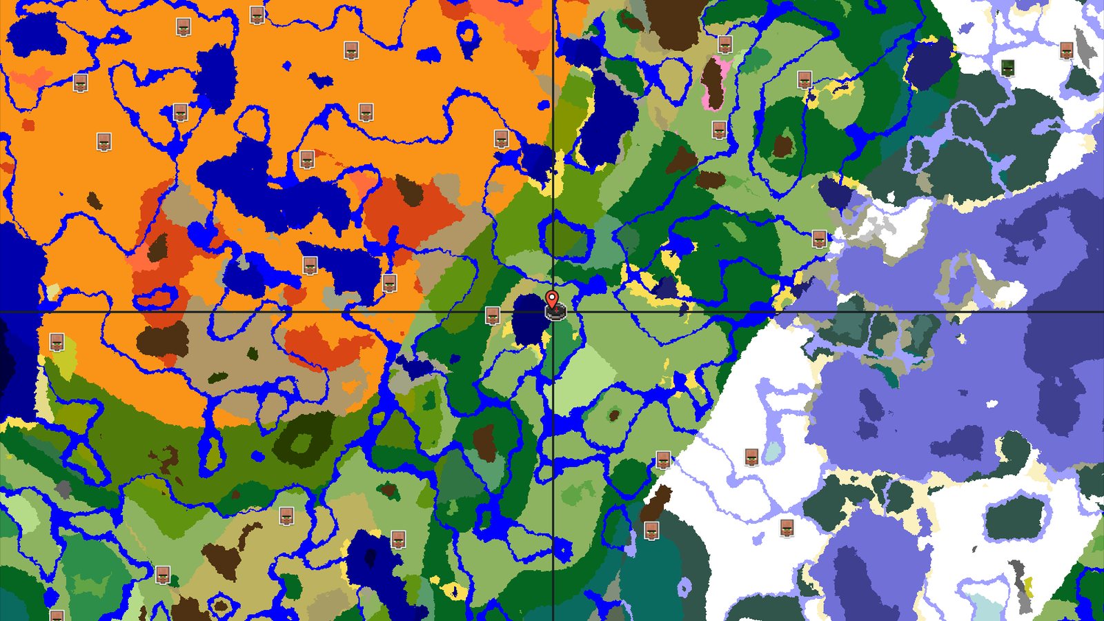 A Flower Forest Start with Close Underground Loot — Minecraft seed preview