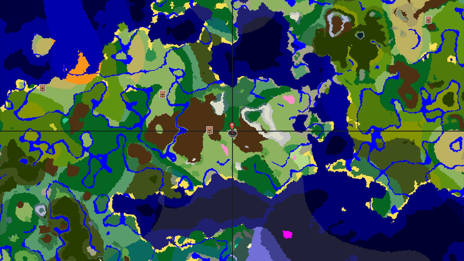 Ancient City near Snowy Peaks and Cherry Grove — Minecraft seed preview