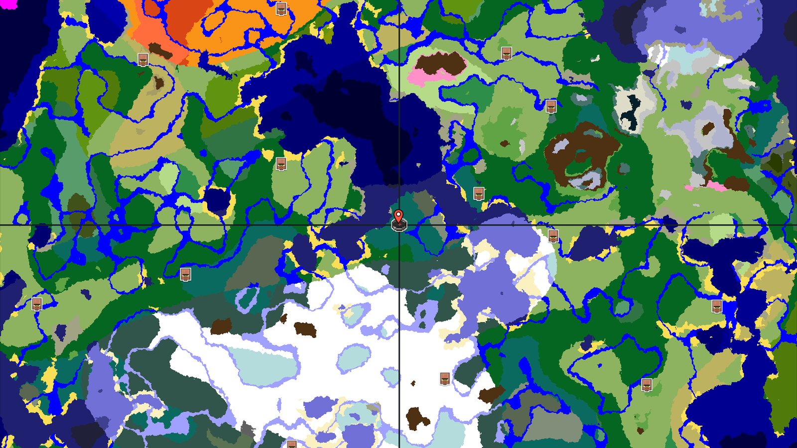 Taiga Spawn with Nearby Trial Chambers and Snowy Plains — Minecraft seed preview
