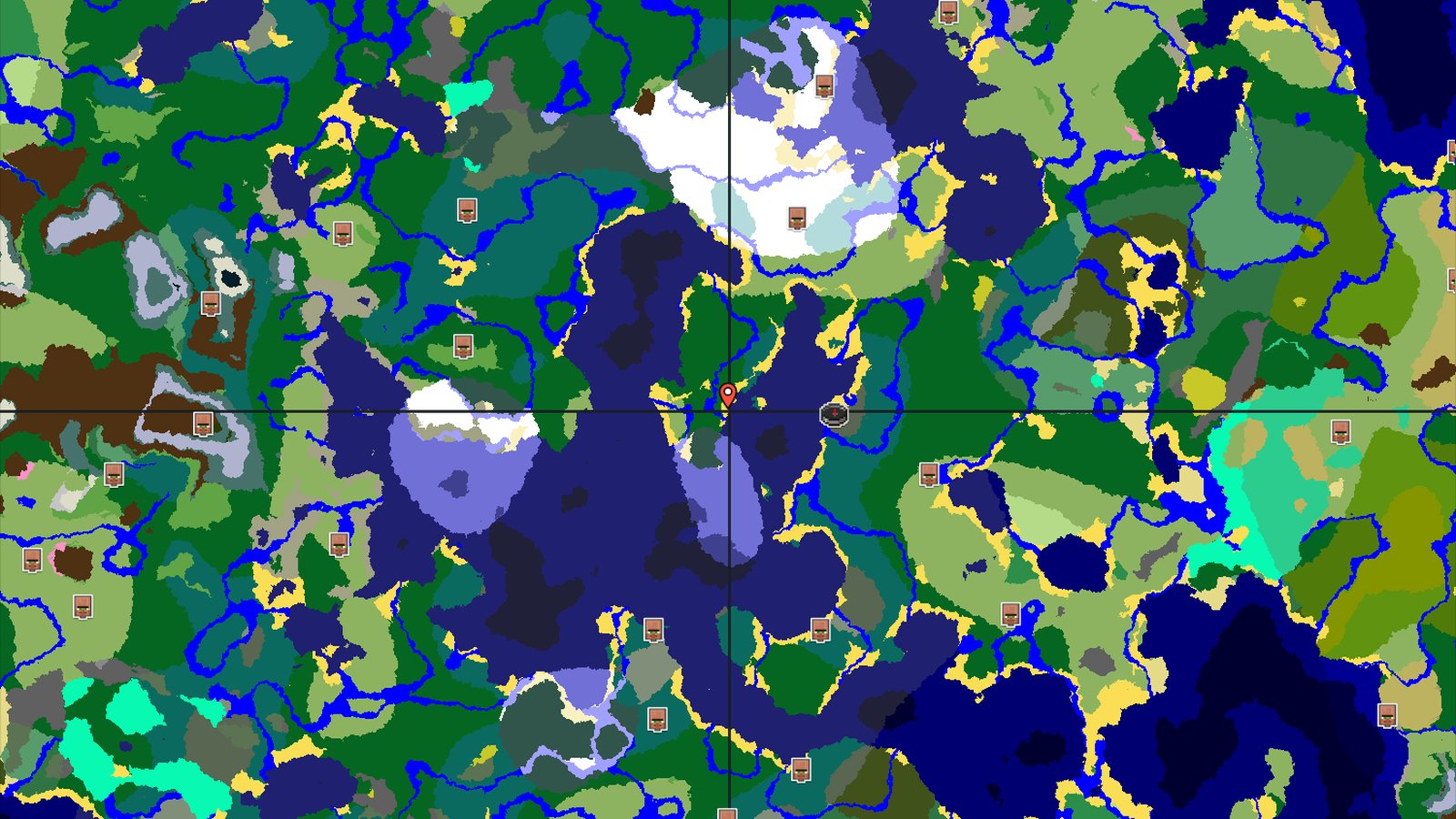 Taiga Village by the Cold Ocean — Minecraft seed preview