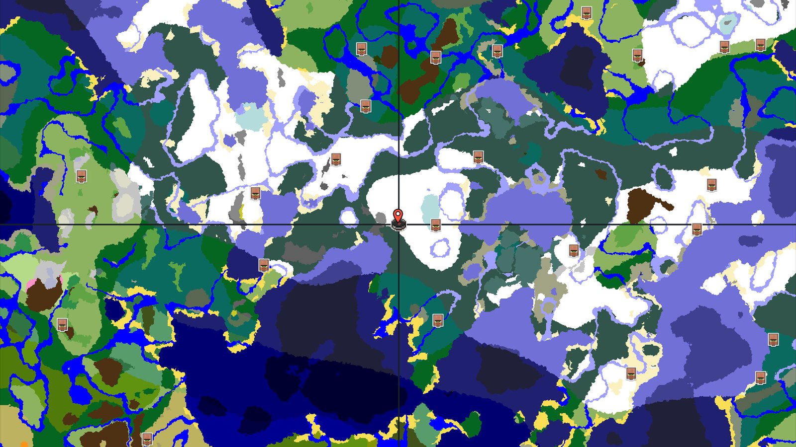 Ice Spikes Near Spawn in a Snowy World — Minecraft seed preview