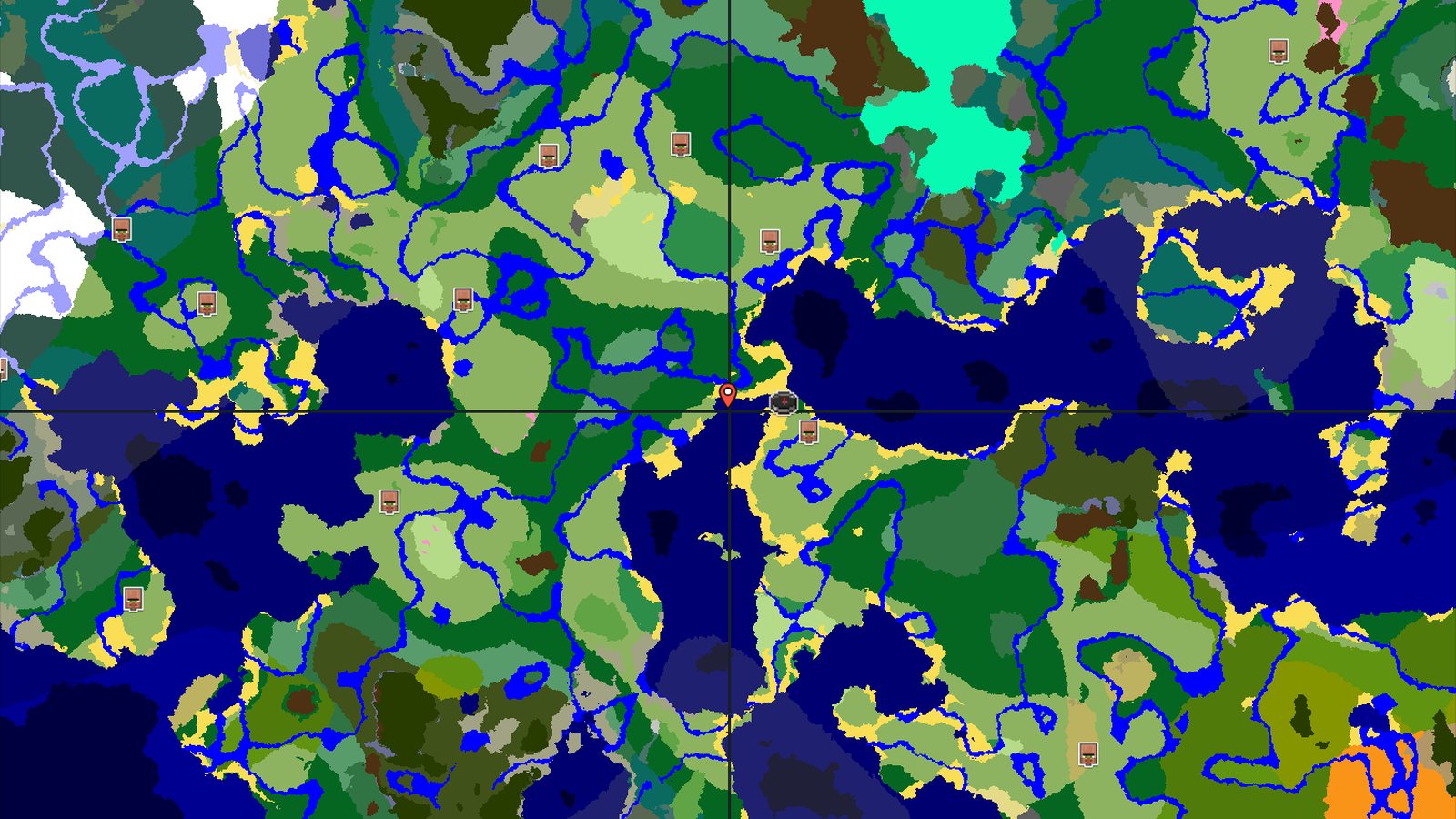 Forest Spawn with a Near Village and Coastal Views — Minecraft seed preview