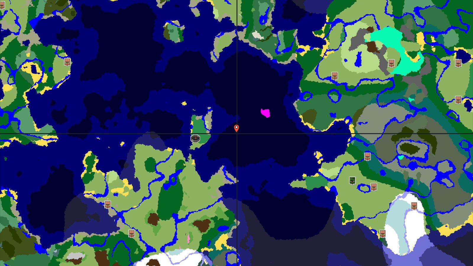 Flower Forest Start with Distant Mushroom Fields — Minecraft seed preview