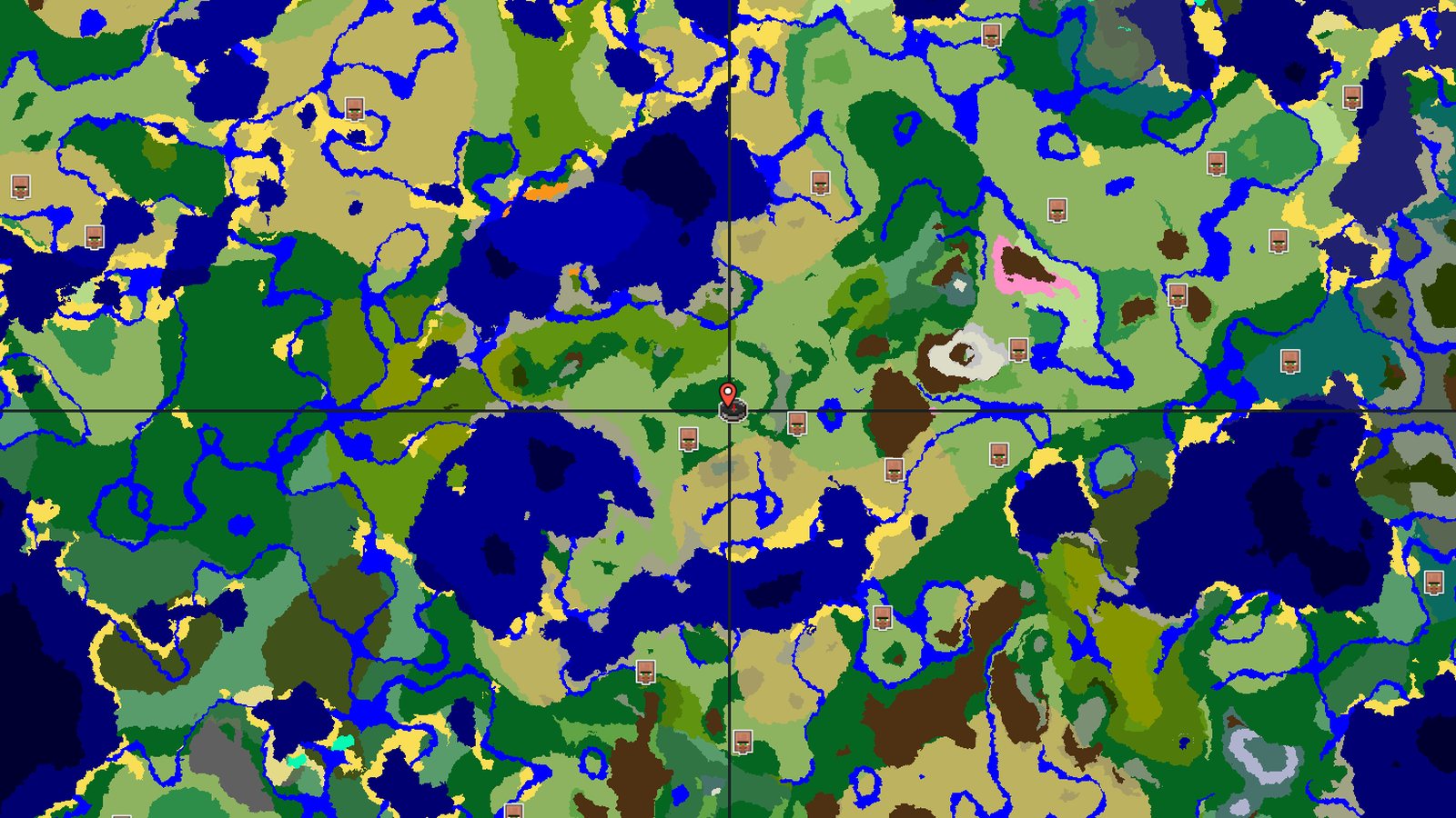Plains Spawn Near Underground Chambers and City — Minecraft seed preview