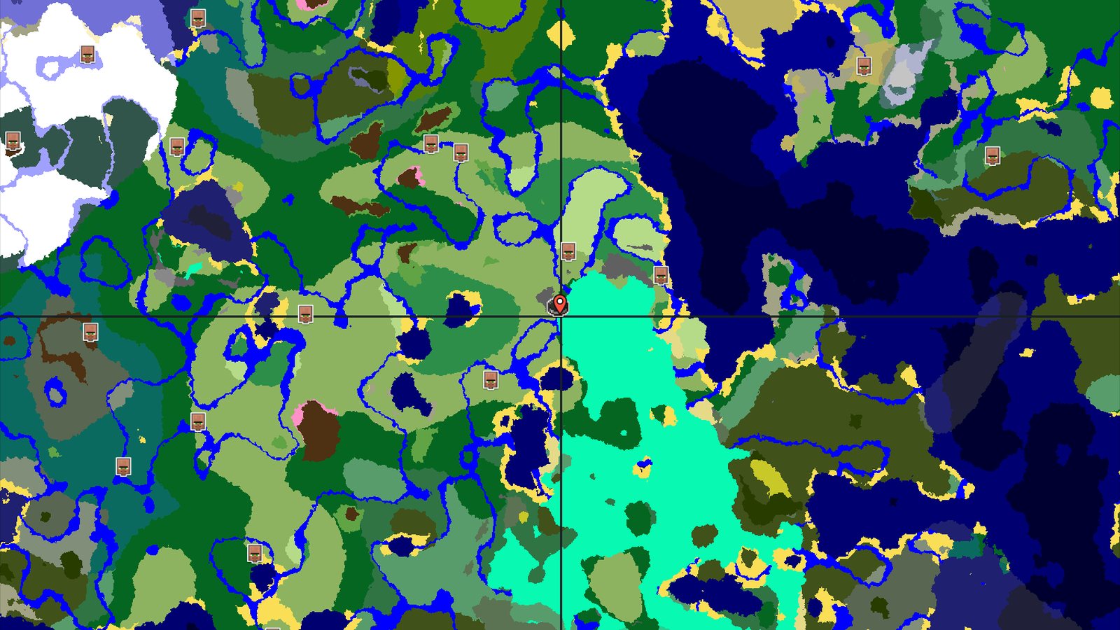 Swamp Spawn with Nearby Flower Forest — Minecraft seed preview