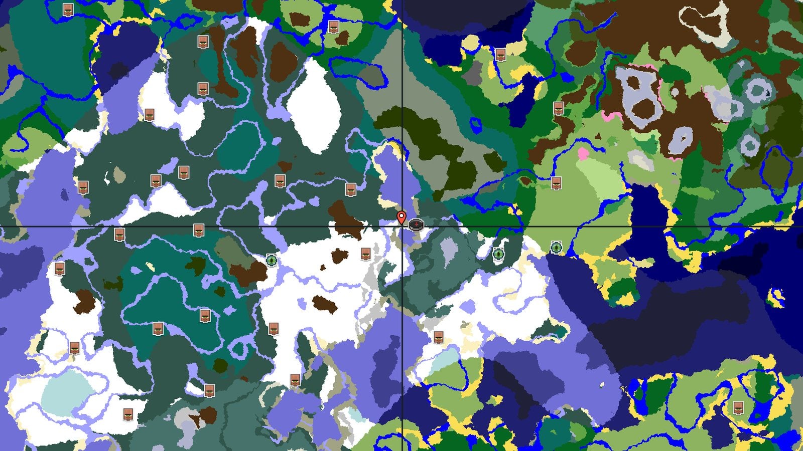 Snowy Plains Spawn Near Ancient City — Minecraft seed preview
