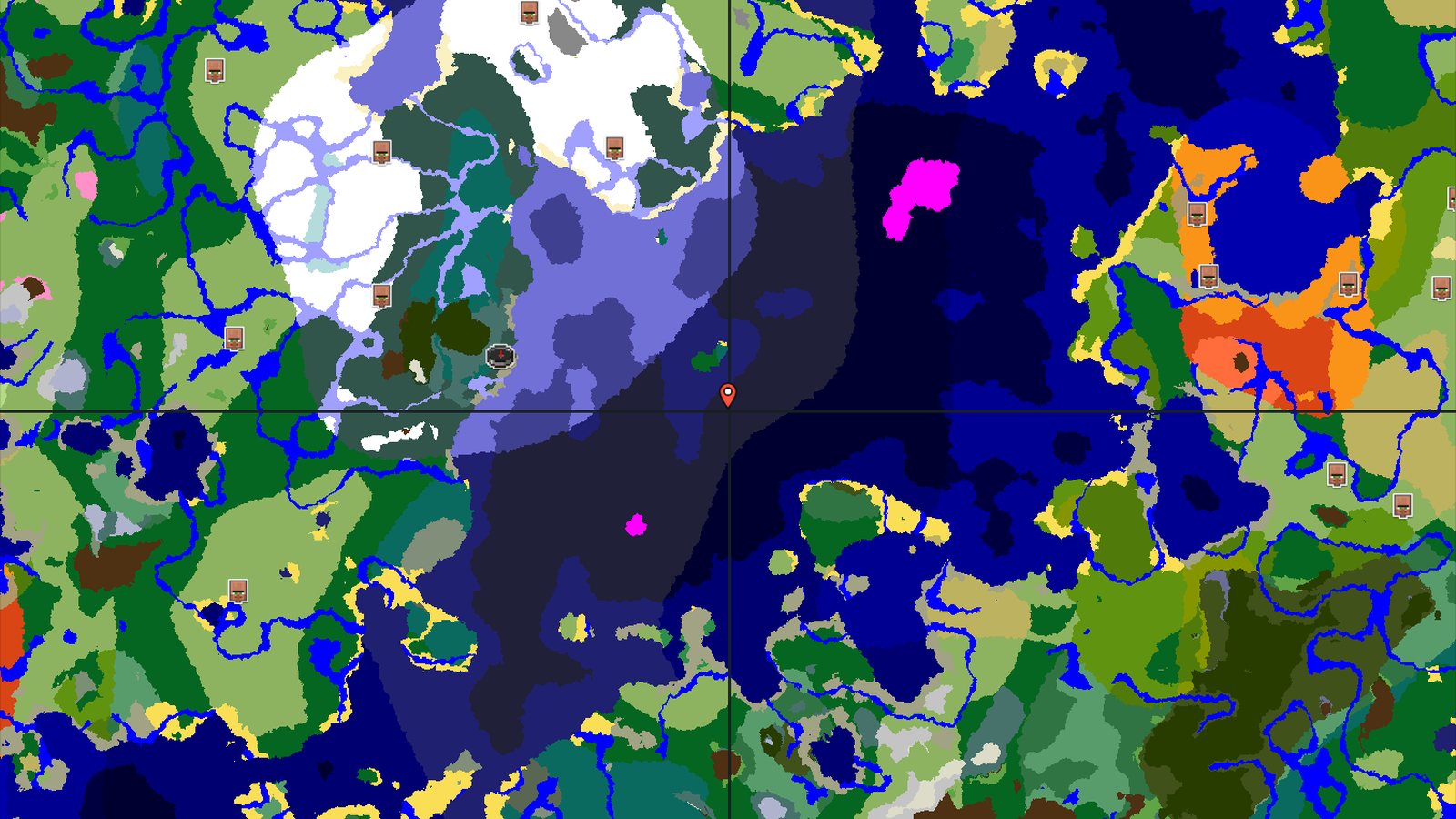 Spawn in Snowy Taiga, near an Igloo and Trial Chambers — Minecraft seed preview