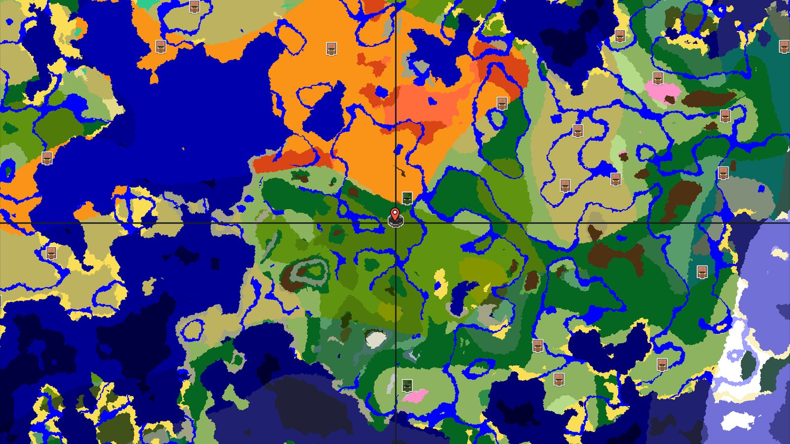 Jungle Spawn with Nearby Zombie Village — Minecraft seed preview