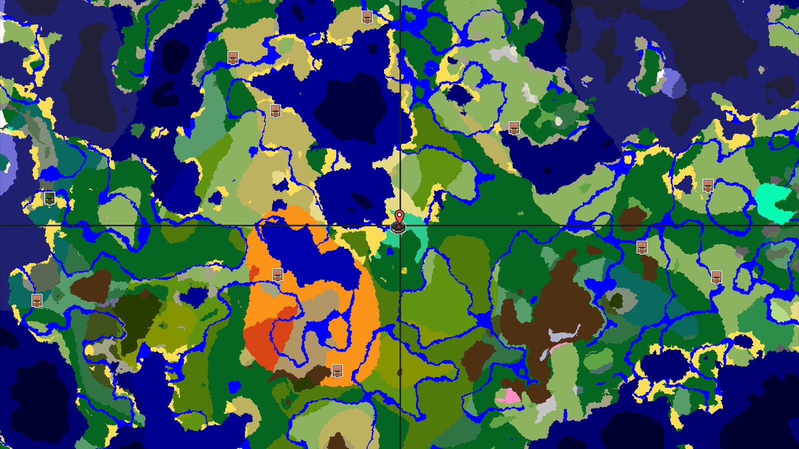 Mangrove Swamp Spawn with Nearby Trial Chambers — Minecraft seed preview
