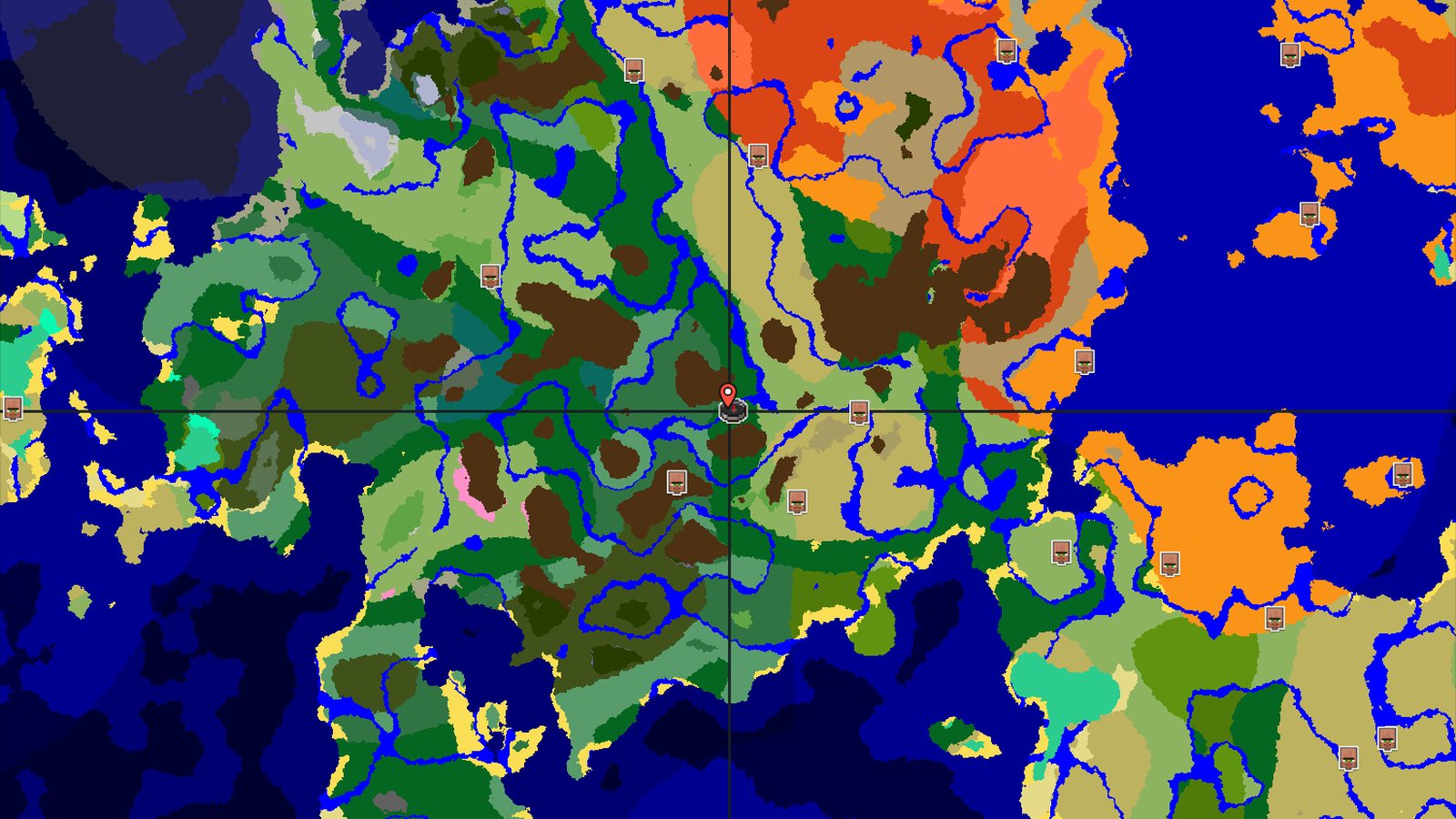 Forest Spawn with Nearby Trial Chambers — Minecraft seed preview