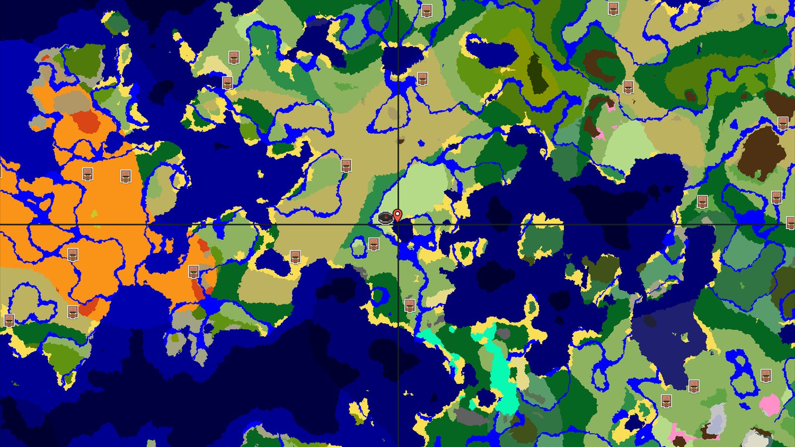 Spawn in Sunflower Plains, Find a Flower Forest Nearby — Minecraft seed preview