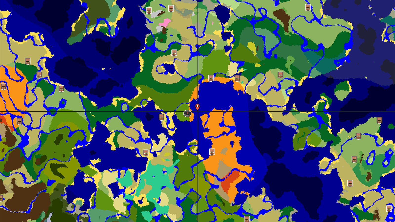 Spawn in Sparse Jungle with Nearby Desert and Ocean — Minecraft seed preview