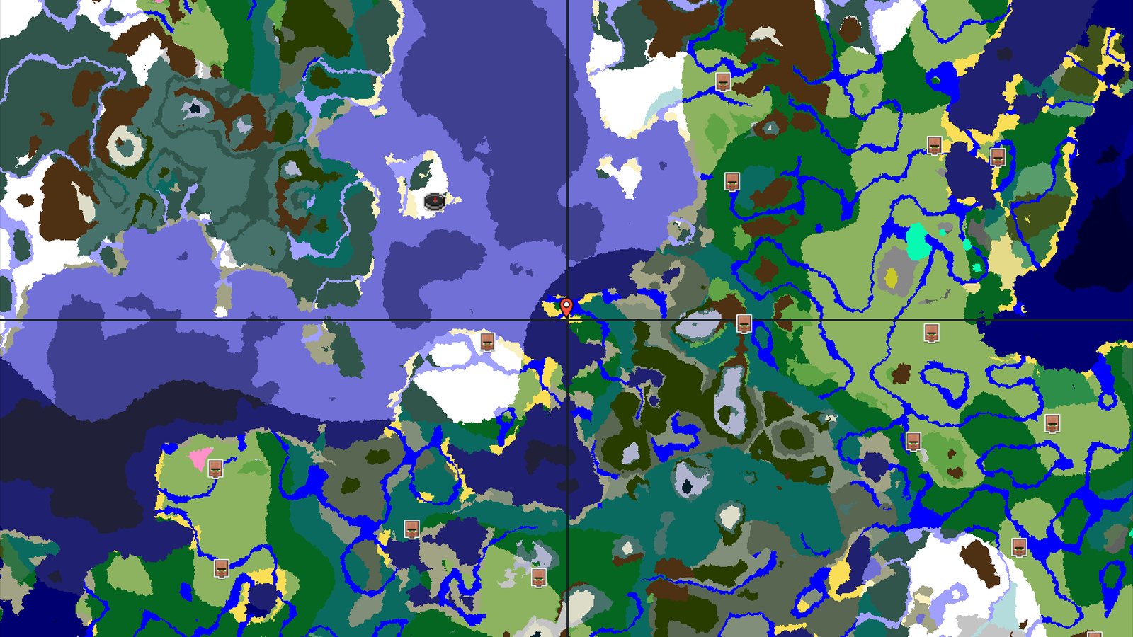 A Frozen Ocean Island Spawn for Java 26+ — Minecraft seed preview