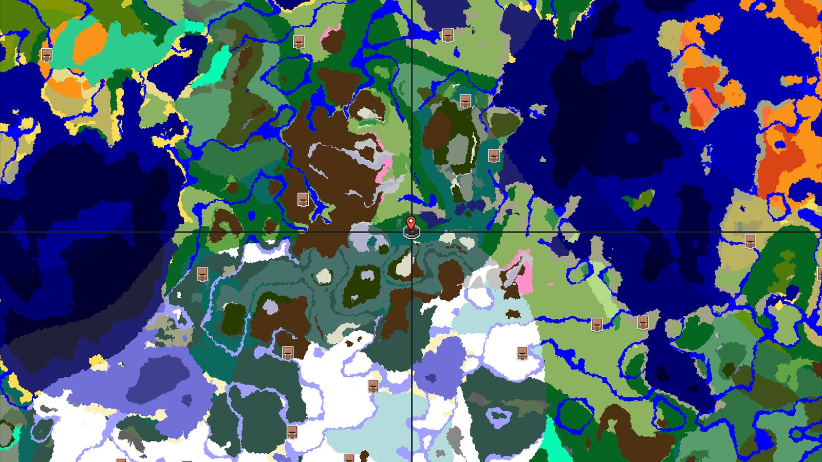 Taiga Spawn with Nearby Ancient City and Peaks — Minecraft seed preview